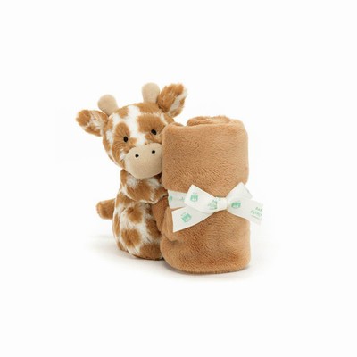 Jellycat Bashful Giraffe Soothers Australia | 139578GYI